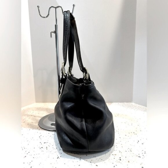 COACH Black Leather Shoulder Handbag‎ - Picture 7 of 15